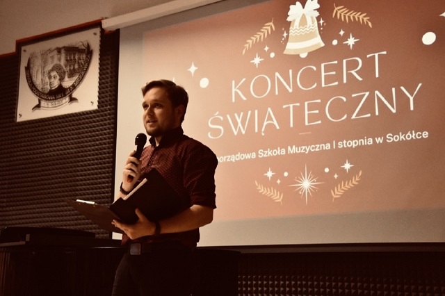 Marcin w słuchawkach